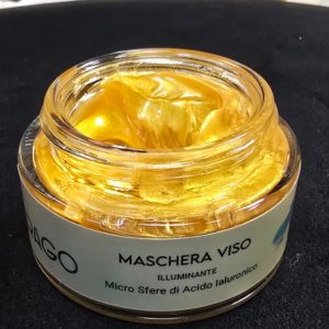 MASCHERA ORO VISO